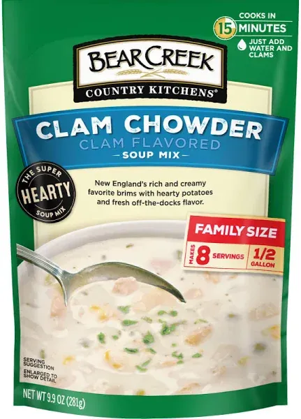 Bear Creek Clam Chowder Soup Mix