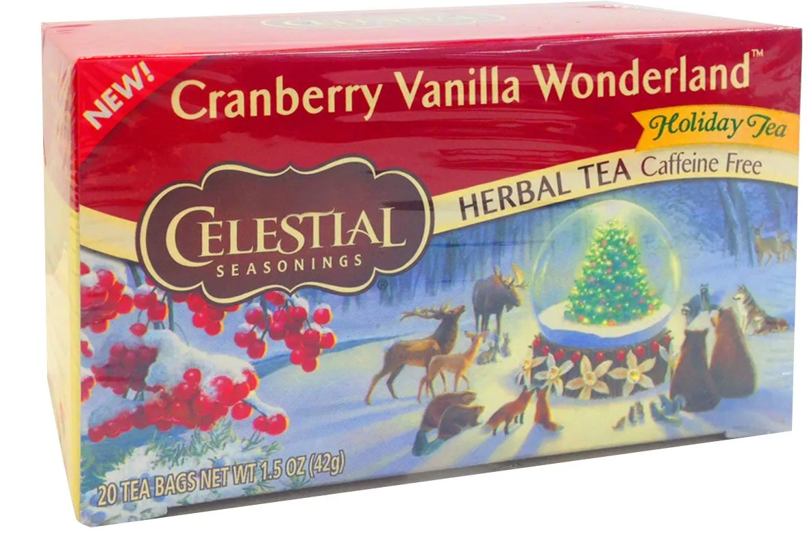 Celestial Seasonings Cranberry Vanilla Wonderland Herbal Tea