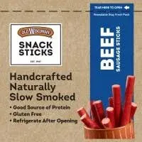 Old Wisconsin Sausage Sticks Beef Sausage Sticks (5 oz)