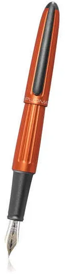 Diplomat Aero Orange Fountain Pen 14K Gold / Medium