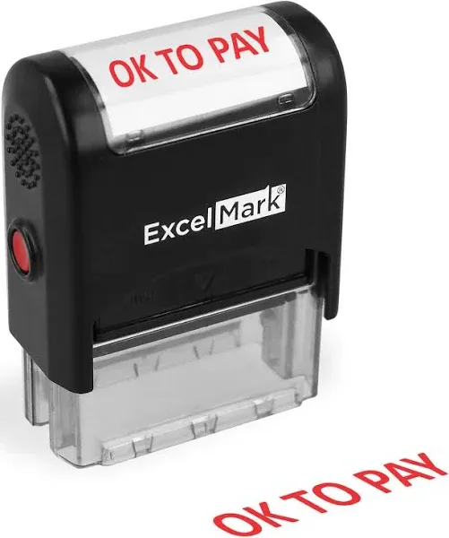 ExcelMark Self Inking Rubber Stamp