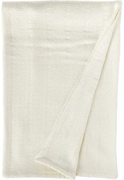 Eddie Bauer Herringbone Cotton Blanket