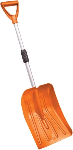 Emsco Group 1174A6 Bigfoot Collapsible Lightweight Aluminum-Polyethylene Scoop, Car Trunk Snow Shovel