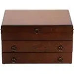 Reed & Barton Bristol Grande Flatware Chest, Mahogany