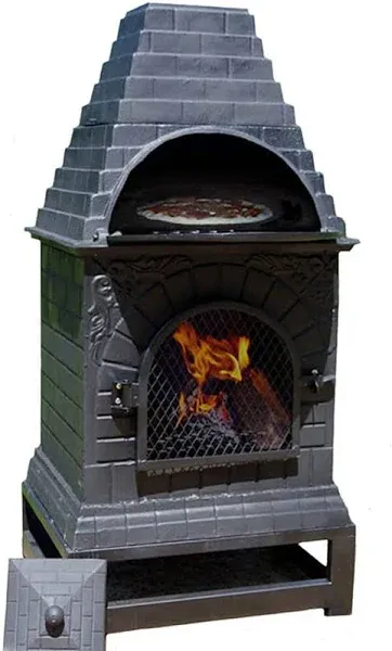 The Blue Rooster Casita Grill Chiminea