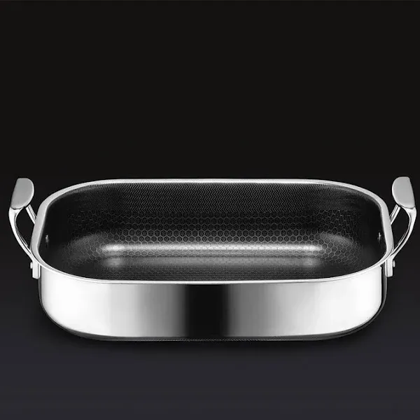 HexClad Nonstick Roasting Pan with Rack