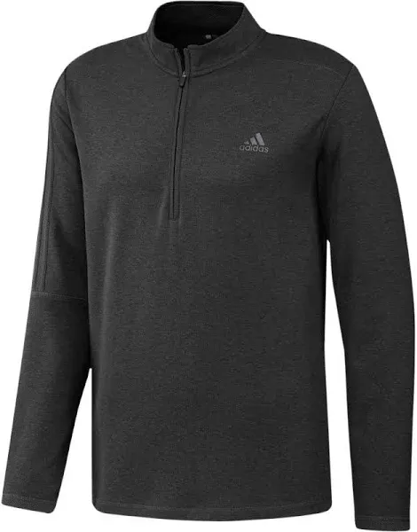 Adidas Men's 3 Stripe 1/4 Zip Golf Pullover