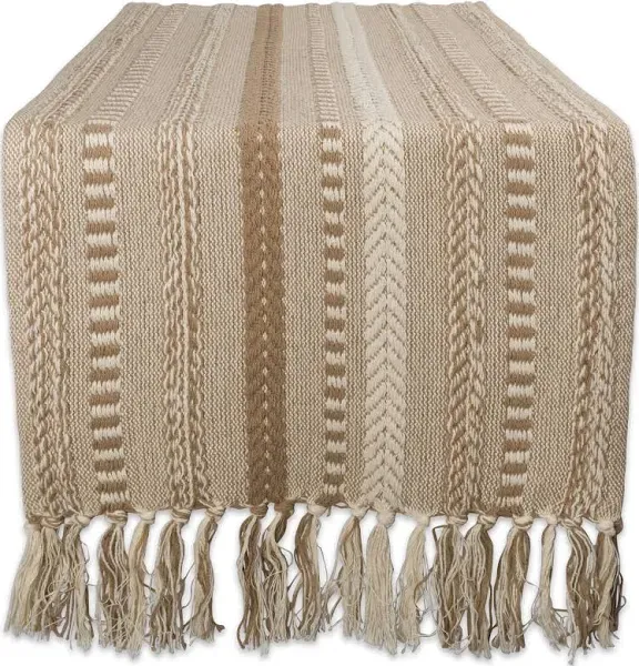 DII Braided Stripe Table Runner