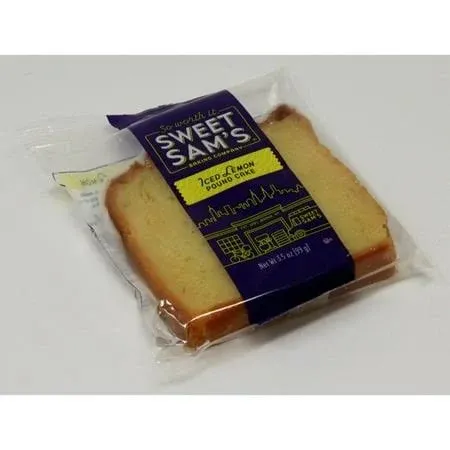 Sweet Sam's Individually Wrapped Iced Lemon Pound Cake