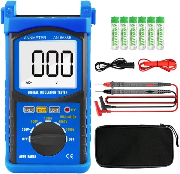 AIMOEST Digital Insulation Resistance Tester