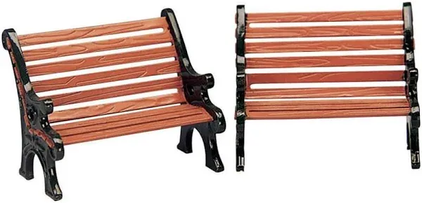 Lemax Park Bench Set of 2