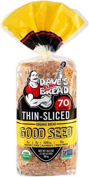 Dave's Killer Bread Organic Thin Sliced Good Seed Bread (20.5 oz)