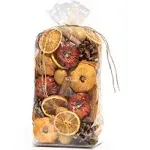 Andaluca Large 20 oz Mini Pumpkins, Cinnamon, Orange Slices Potpourri Bag & Pumpkin Spice Vase & Bowl Filler (Pumpkin spice)