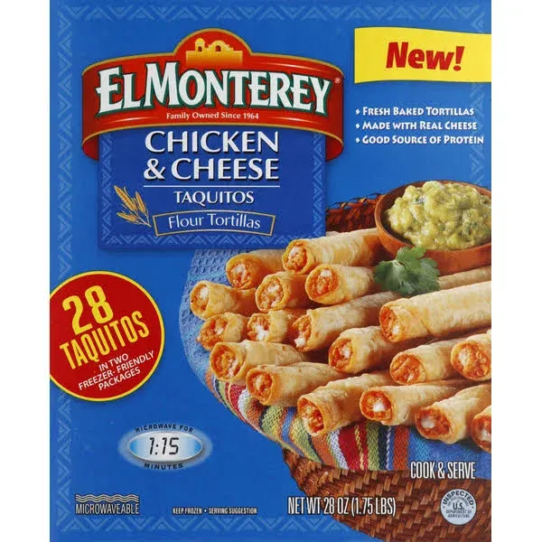 El Monterey Chicken & Cheese Taquitos Value Pack