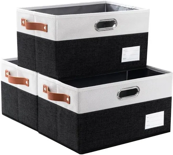 PRANDOM Large Collapsible Storage Bins