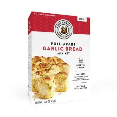 King Arthur Baking Company Pull-Apart Garlic Bread Mix Kit