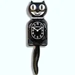 Classic Black Miss Kitty-Cat Klock