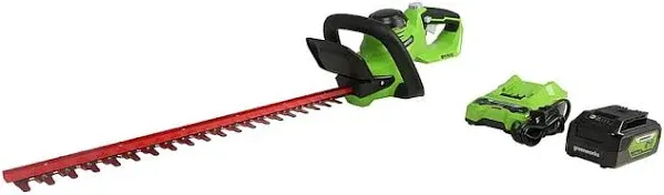 Greenworks 22" 24V Cordless Hedge Trimmer