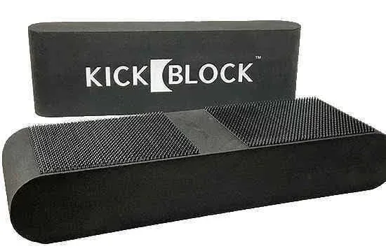 KickBlock - World’s Best Bass Drum Anchor System - Total Slide Prevention - Stops Bass Drum Creep & Slipping - Drum Set Accessory & Gift (Stage Black)