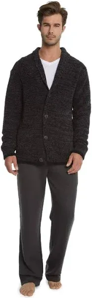 Barefoot Dreams CozyChic Men’s Shawl Collar Cardigan, Menswear Fashion Sweater