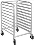 Hally 10-Tier Bun Pan Rack w/ Wheels - Ideal for Commercial Bakeries