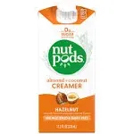 nutpods Hazelnut Creamer - Unsweetened Non Dairy Creamer Made from Almonds and Coconuts - Keto Creamer, Whole30, Gluten Free, Non-GMO, Vegan, Sugar Free, Kosher (4-Pack)