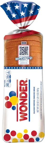 Wonder Bread Classic White Bread 20 oz. (2 Pack)