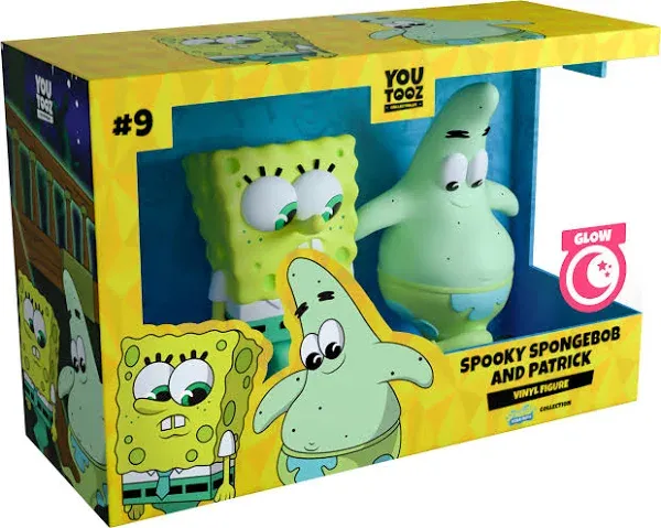 Youtooz Spooky Spongebob and Patrick 4" Inch Vinyl Figure, Collectible Spooky Spongebob & Patrick 2-Pack Figure Spongebob Squarepants Collection