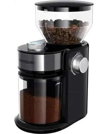 Electric Burr Coffee Grinder 2.0, Adjustable Burr Mill with 16 Precise Grind ...