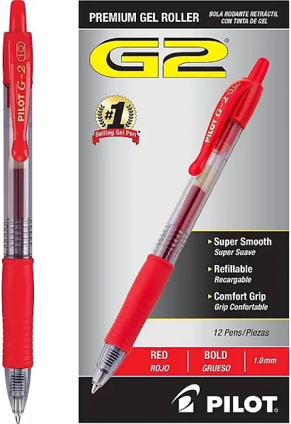 Pilot G2 Premium Gel Pen Retractable