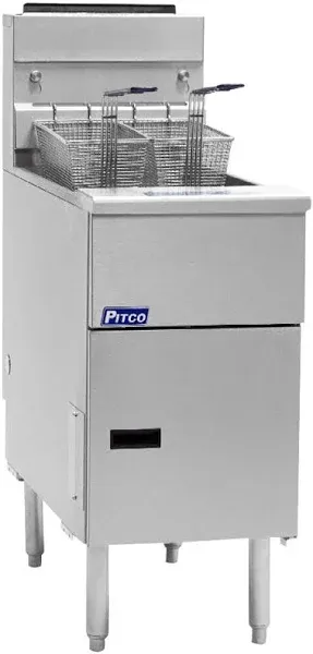 Pitco Frialator SG14S Pitco Commercial Gas Fryer - Commercial Gas Fryers -