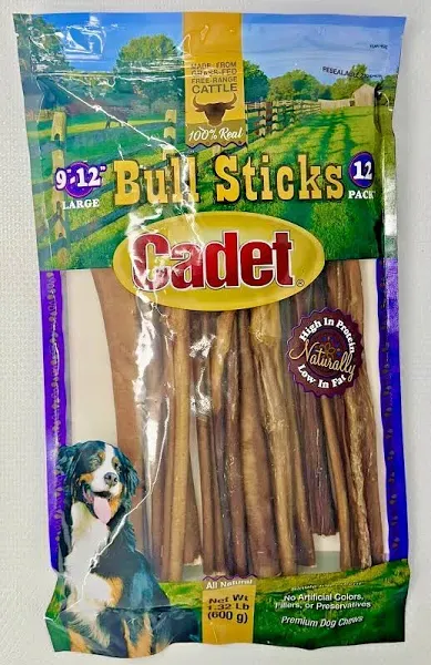 Cadet 9-12" Bull Sticks, 12 CountQ