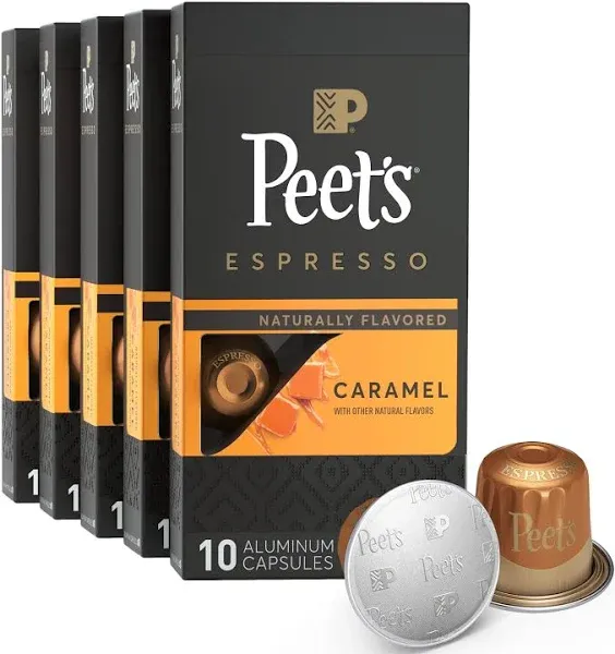 Peet's Coffee Dark Roast Espresso Capsules