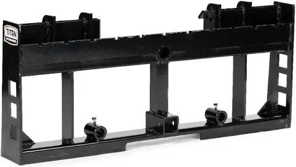 Titan Attachments 45 inch Skid Steer Pallet Fork Frame Attachment Fork Blades