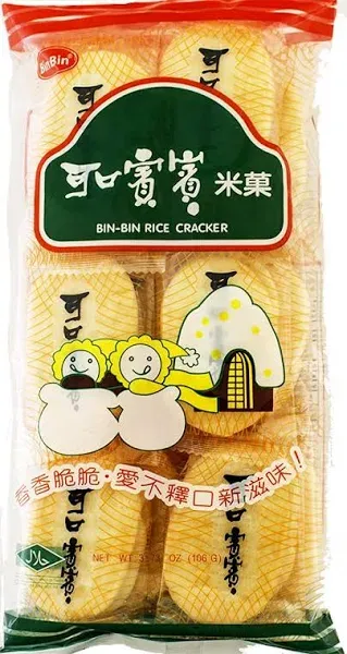 Bin Bin, Cracker Rice, 3.73 Oz(Case Of 15)