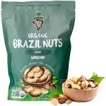 The True Organic Premium Brazil Nuts (10oz) Raw & Unsalted | Kosher | Non-GMO | Certified Organic | Fresh | Vegan | Gluten Free | Keto & Paleo