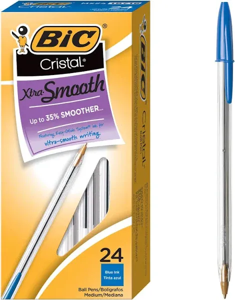 BIC Cristal Xtra Smooth Ballpoint Pen