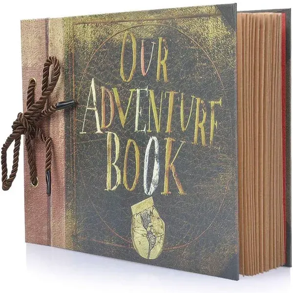 Photo Album Scrapbook Our Adventure Book DIY Movie Up Travel Wedding Anniversary