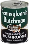 Pennsylvania Dutchman Mushrooms Stems and Pieces (8 oz)