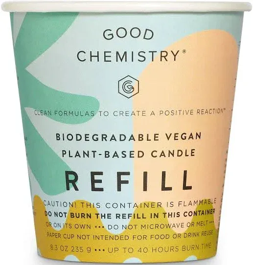 Good Chemistry Sea Salt + Soothe Biodegradable Candle Refill