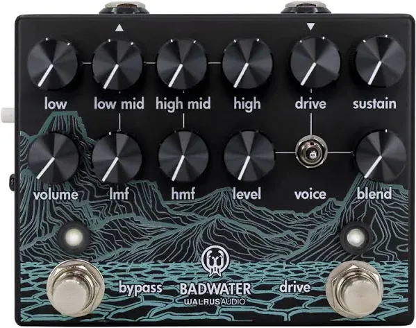 Walrus Audio Badwater Bass Pre-Amp D.I.