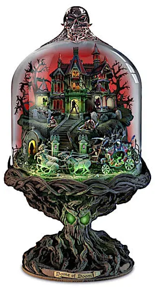 Dome of Doom Bradford Exchange light up Zombie world! Halloween