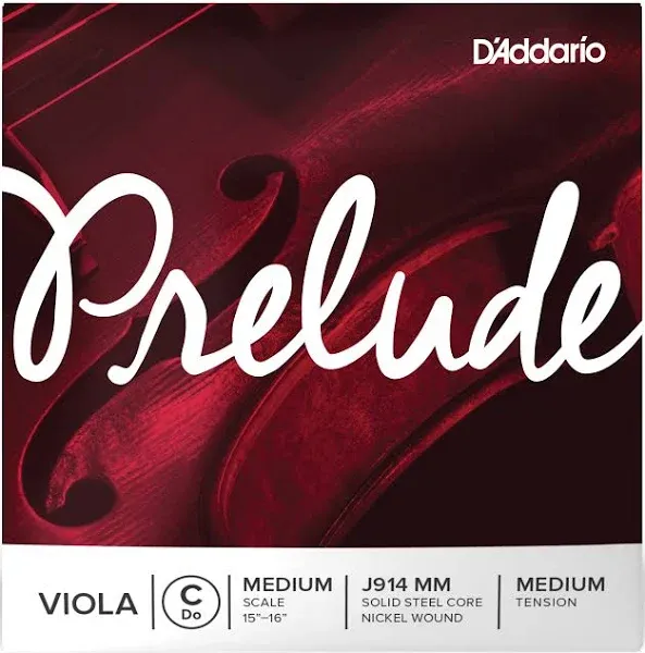 D'Addario Prelude Viola D String, Long Scale, Medium Tension