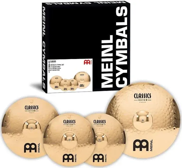 Meinl Cymbals Cymbal Set, Brilliant Finish, 14, 16, 20 inch (CC141620)