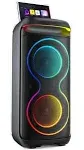 Jauyxian Large Bluetooth Speaker, Portable Party Speaker with DJ Lights, Remote Control, T20