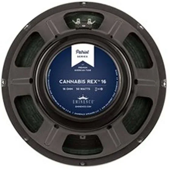 Eminence Patriot Cannabis Rex 12" Guitar Speaker with Hemp Cone, 50 Watts at 8 Ohms