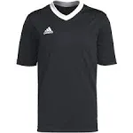 Adidas Youth Entrada 22 Soccer Jersey - Black L