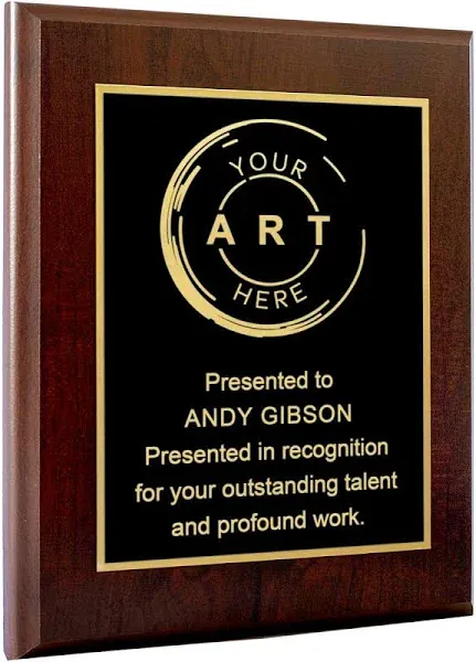 Personalized Engraved Plaques and Awards. Great for Retirement, Thank You, Military Recognition, Special Achievements, Memorials, Sports, School, and Corporate Awards