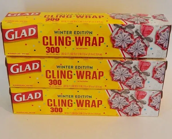 Glad Holiday ClingWrap Plastic Wrap Roll