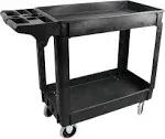 MaxWorks 80855 500-Pound Service Cart with Two Trays 30"x16"